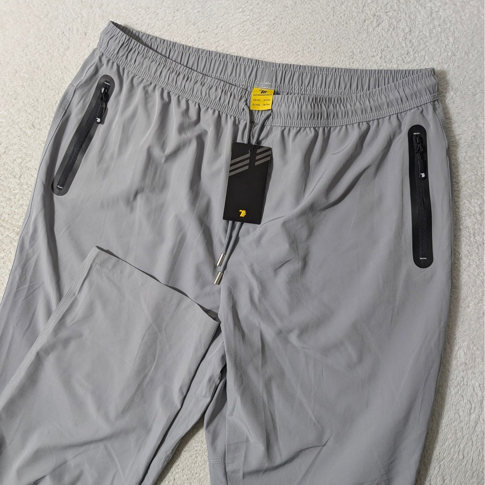 TRR OutdoorSports Hiking Pants Mens XXL Gray Stretch Zipper Pockets F.R#YD0006